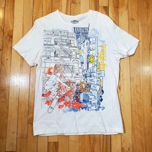 Vintage Urban heritage City Graphic Men's shirt Size L
